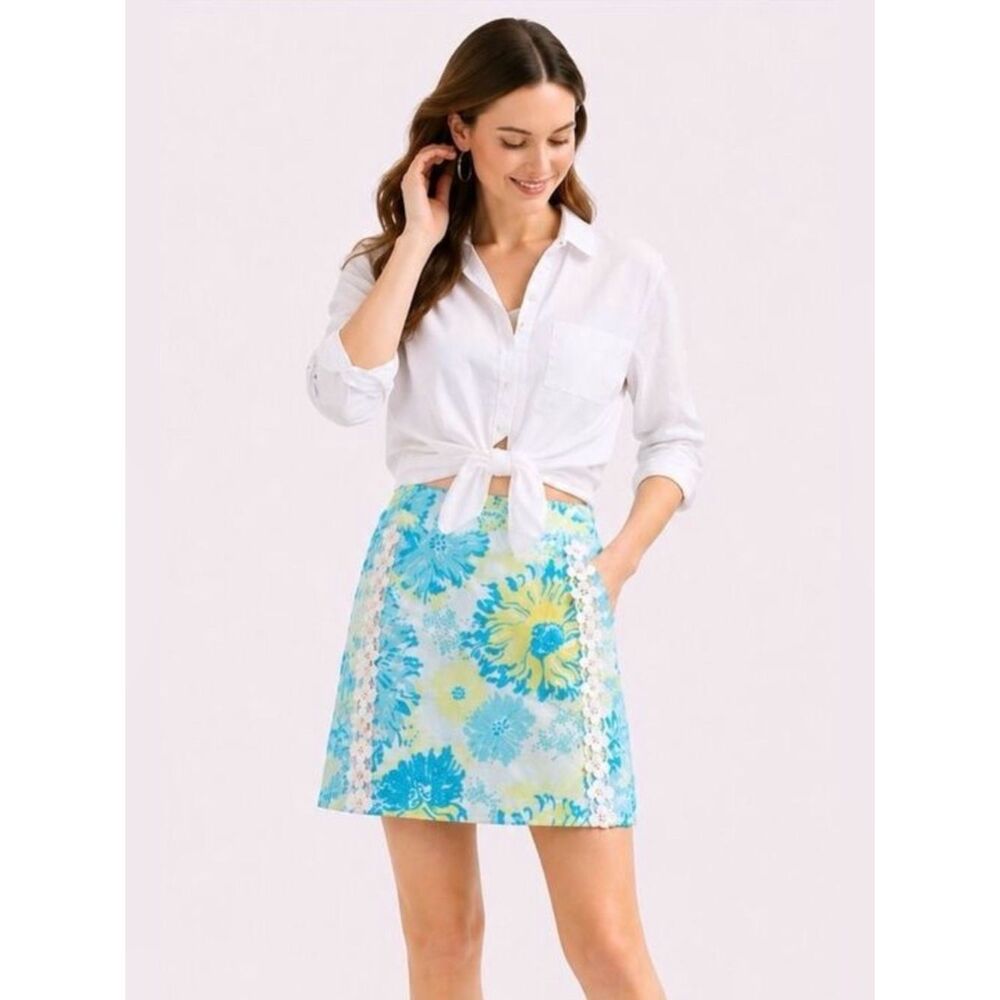 Lilly Pulitzer Originals Roslyn Seeing Things Skirt
